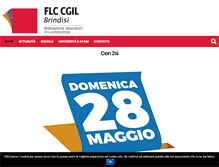 Tablet Screenshot of flcgilbrindisi.it